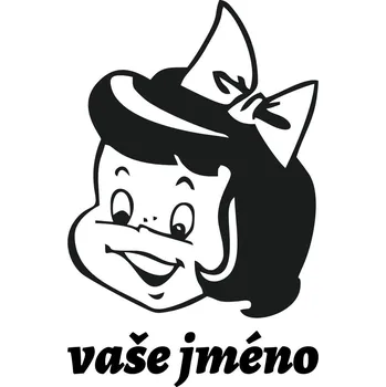 samolepka Samolepka Dítě v autě - děvčátko