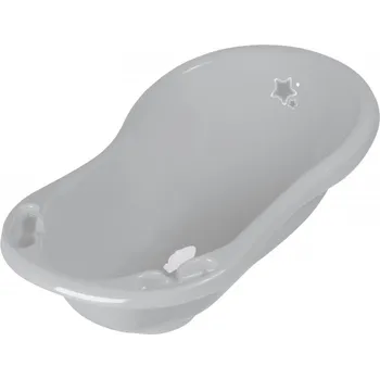 koupací vanička Keeeper Dětská vanička s výpustí 84 cm Hvězda šedá