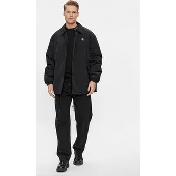 Pánské oblečení Calvin Klein Jeans Bunda pro přechodné období Skater J30J325281 Černá Relaxed Fit XL