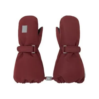 Rukavice LEOKID Rukavice Color Block, Redwood Velikost: 6 - 18 měsíců (vel. 1)