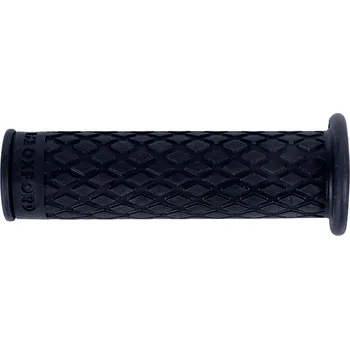 Gripy (rukojeti) na motorku OXFORD RETRO černé, 22 mm / 12 cm (café racer, bobber, scrambler)