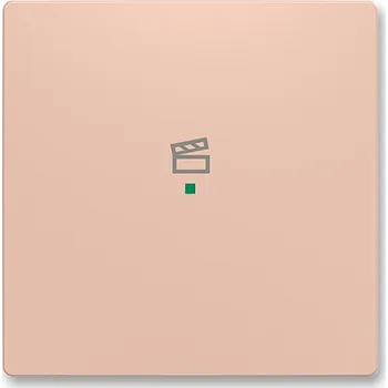 vypínač ABB - Zoni, kryt 1násobný, symbol "scény", pudrová