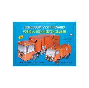 Jednoduchá vystřihovánka Vozidla technických služeb