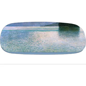 Pouzdro na brýle Plumeria Plu - Pouzdro na brýle s čistícím hadříkem G. Klimt, lsle on Lake Attersee - 16x4x6 cm