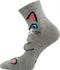 Dámské ponožky BOMA Micka kočky 3 páry černé/smetanové/šedé melé