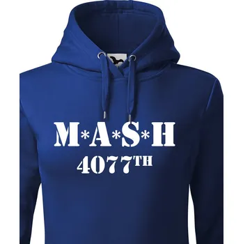 Dámská mikina Dámské mikina s potiskem MASH 4077, Barva Modrá, Velikost L, Canvas Dámská mikina Bezvatriko.cz 0322