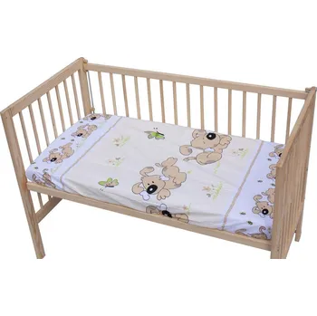 Prostěradlo Scarlett Prostěradlo do postýlky Japy 120 x 60 cm - béžové