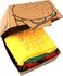 Dámské ponožky Lonka Hamburger burger 2 páry