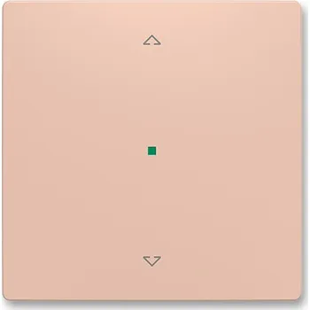 vypínač ABB - Zoni, kryt 1násobný, symbol "žaluzie", pudrová