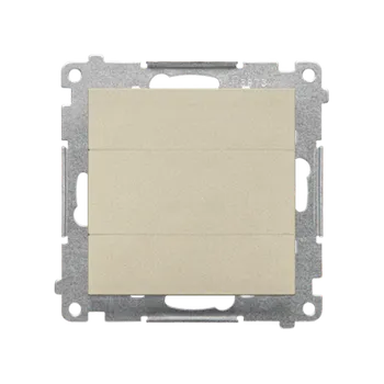 vypínač SIMON TPS.01/144 Kryt zaslepovací s kovovým třmenem (přístroj s krytem) bílá