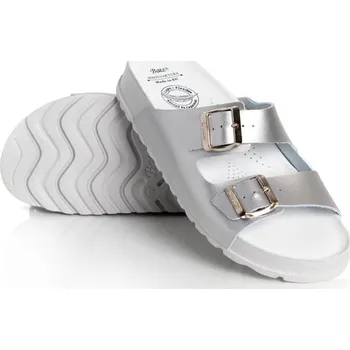 Dámská zdravotní obuv Dámské zdravotní pantofle BATZ - Zamira silver vel. 39