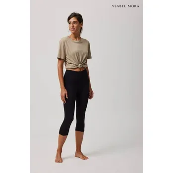 Dámské legíny Bavlněné černé 3/4 legíny NURIA YSABEL MORA S