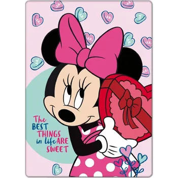 deka Dětská deka Minnie Mouse Hearts
