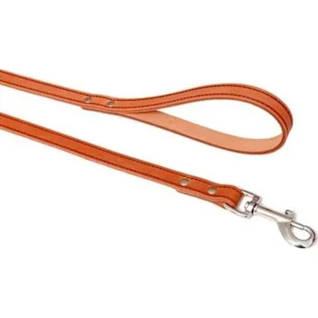 Vodítko pro psa B&F - výroba chov potřeb s.r.o Vodítko kůže Grazl - koňak B&F 1,60 x 120 cm