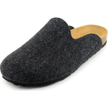 Pánské pantofle Obuv velká LICO LIbiolinefilz anthrazit (pánské nadměrné pantofle s plnou špicí)