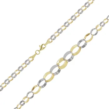 Řetízek Zlatý řetízek z větších oček, 9.35 g, 46 cm