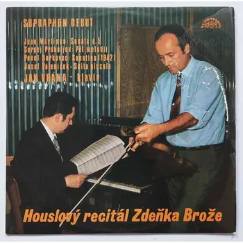 Hudba LP Houslový recitál Zdeňka Brože
