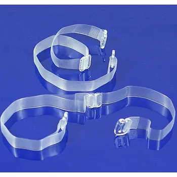 Dámské spodní prádlo Julimex Silikonová ramínka RT03 10 mm plasový háček Barva: Čirá