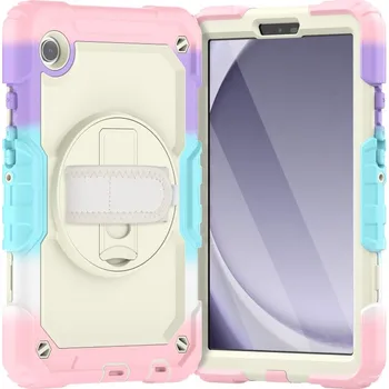 Pouzdro na tablet VSECHNONAMOBIL 66640 SOLID 360 Odolný obal pro Samsung Galaxy Tab A9 Plus RAINBOW