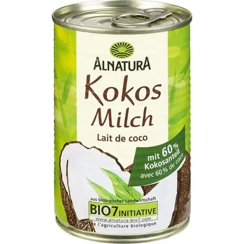 Rostlinné mléko Alnatura Kokosové mléko 60% BIO 0,4l