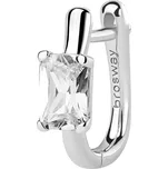 Brosway Stříbrná single náušnice Fancy Infinite White FIW11 + 2 měsíce na vrácení zboží