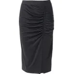 esmara® Dámská midi sukně s řasením a saténovým leskem (XS (32-34))