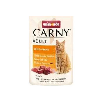 Carny Adult 85 g hovězí + kuřecí, kapsička pro kočky,rychlé dodání