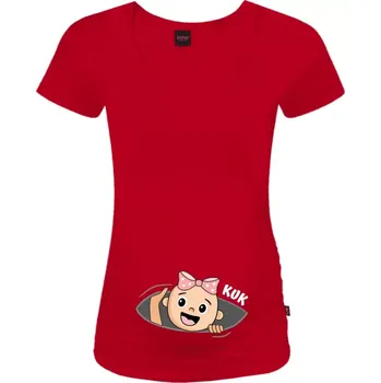 Těhotenské tričko Johanka Kuk - holcička