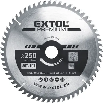 Pilový kotouč Extol Premium pilový kotouč s SK plátky