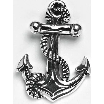 Přívěsek Stříbrný přívěsek kotva - P969 (Stříbrná námořní kotva)