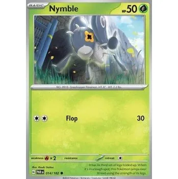 Karetní hra Pokémon PAR 014/182 Nymble - Paradox Rift Stav: Near Mint, Verze: REVERSE HOLO