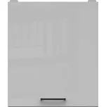BRW Junona Line Tafla horní skříňka G1D/50/57 LP, bílá/světle šedý lesk