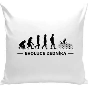 Polštář Polštář bílý 40x40 cm Evoluce - zedník
