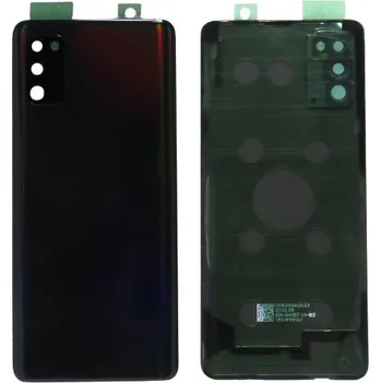 Telefonní příslušenství Samsung Galaxy A41 zadní kryt černý + sklíčko kamery