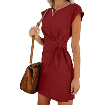 Dámské šaty Letní šaty | módní šaty - Červené,XXL