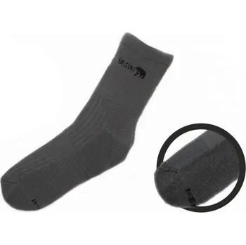 Dámské ponožky Hřejivé podpletené ponožky se stříbrem šedé Velikost: 39/41