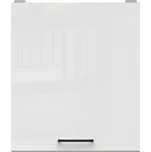 BRW Junona Line Tafla horní skříňka G1D/50/57 LP, bílá/bílá křída lesk