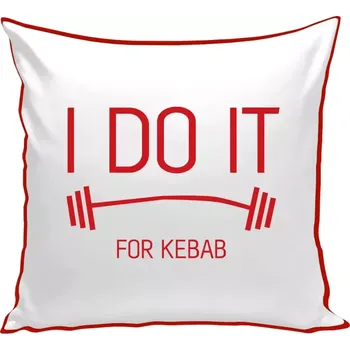 Polštář Polštář barevný 32x32 cm I do it for kebab