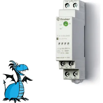 Relé FINDER Soumrakový spínač 11.31.0.024.0000, 1P/16A, 24V AC/DC 113100240000