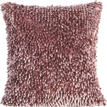 Povlak na dekorativní polštářek Povlak na polštář SHAGGY 40x40 cm - mauve