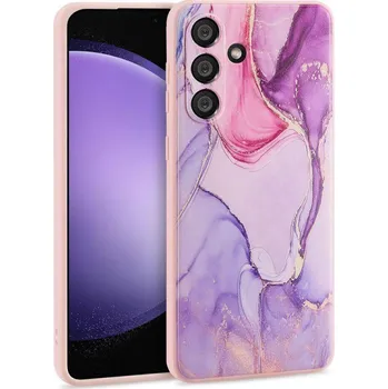 Pouzdro na mobilní telefon Kryt Samsung Galaxy S23 FE Tech-Protect Marble Marble "2" multicolored