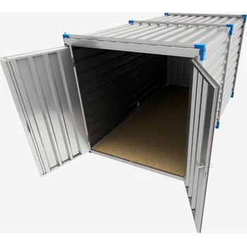 Dílenský regál HTI Skladový kontejner OSB3 4000x2200x2200