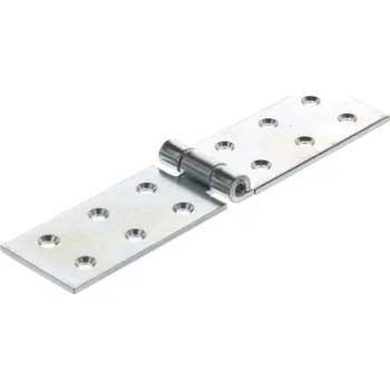 Nábytkové kování Interex Křídlový závěs 170 x 40 mm / Zinek bílý