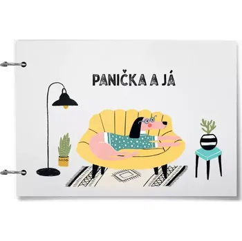 Fotokniha Plexi album se sponami Panička a já