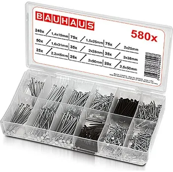 Hřebík BAUHAUS Sada hřebíků, 580 ks BOX-N580