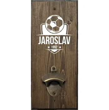Otvírák Nástěnný otvírák Fotbalový znak s rokem narození