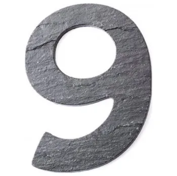 Ecokámen Číslice břidlicová - velká číslice 9