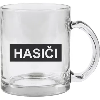 Hrnek 330 ml - skleněný Hasiči