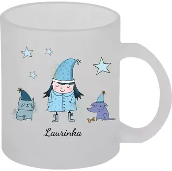 Hrnek 330 ml - skleněný matný Pohádka