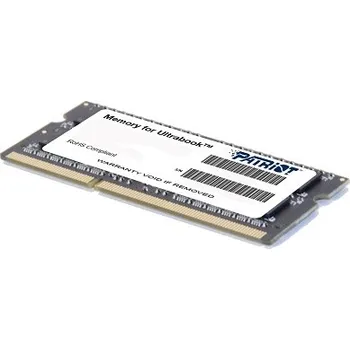 Operační paměť Paměť Patriot SO-DIMM DDR3 4GB, 1600MHz, CL11 PSD34G1600L81S